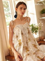 Golden Sketch Lounge Dress