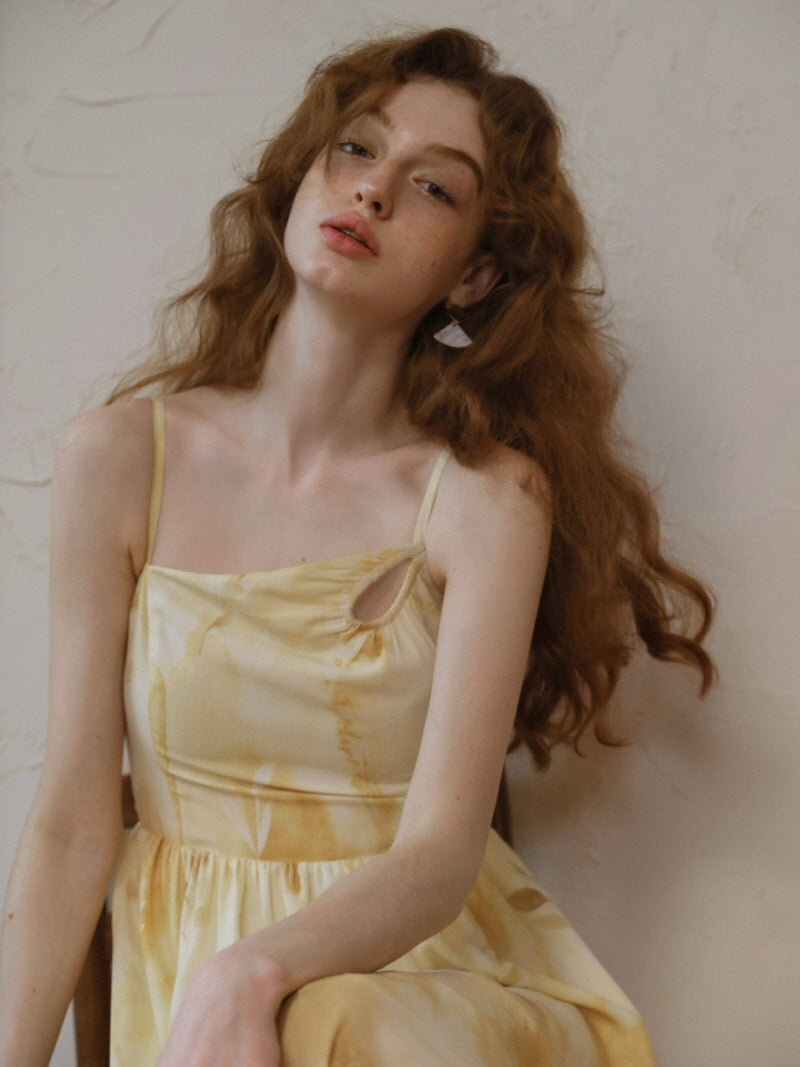 Golden Sunrise Elegance Dress