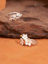 Pear Blossom Adjustable Ring | 925 Sterling Silver