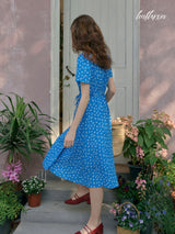 Sky Blossom Garden Dress