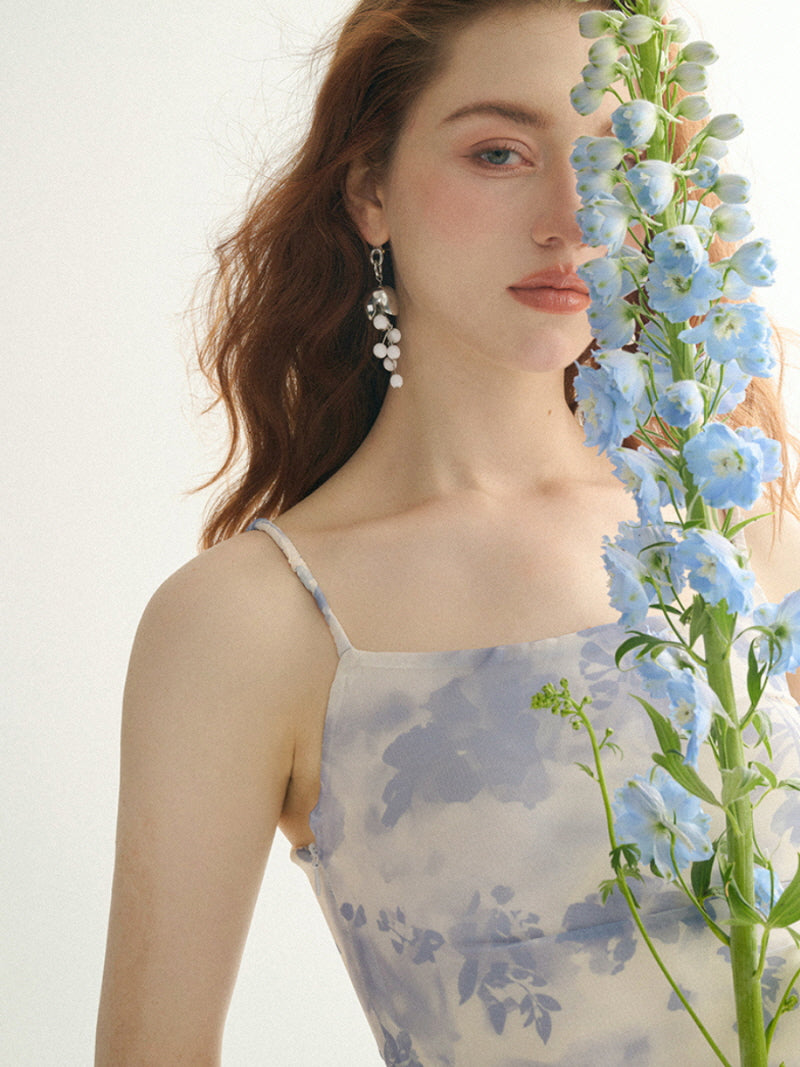 Blue Blossom Mermaid Dress