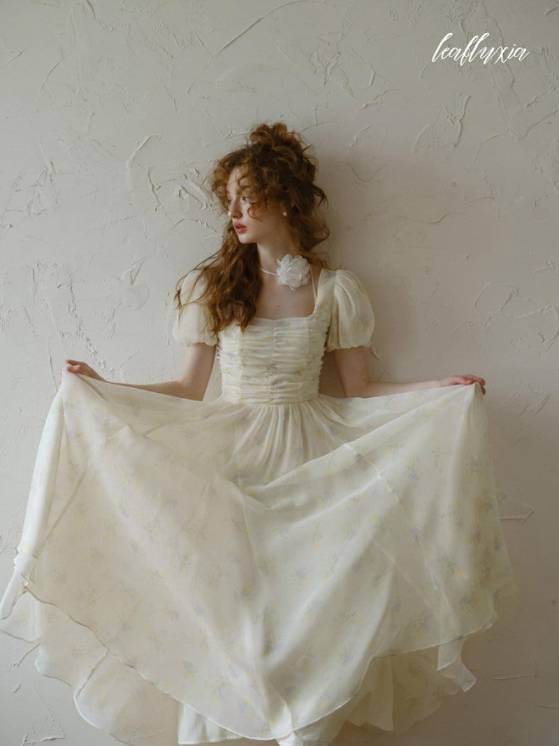 Ethereal Silk Waltz Dress