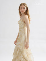 Celestine Ruffle Gown