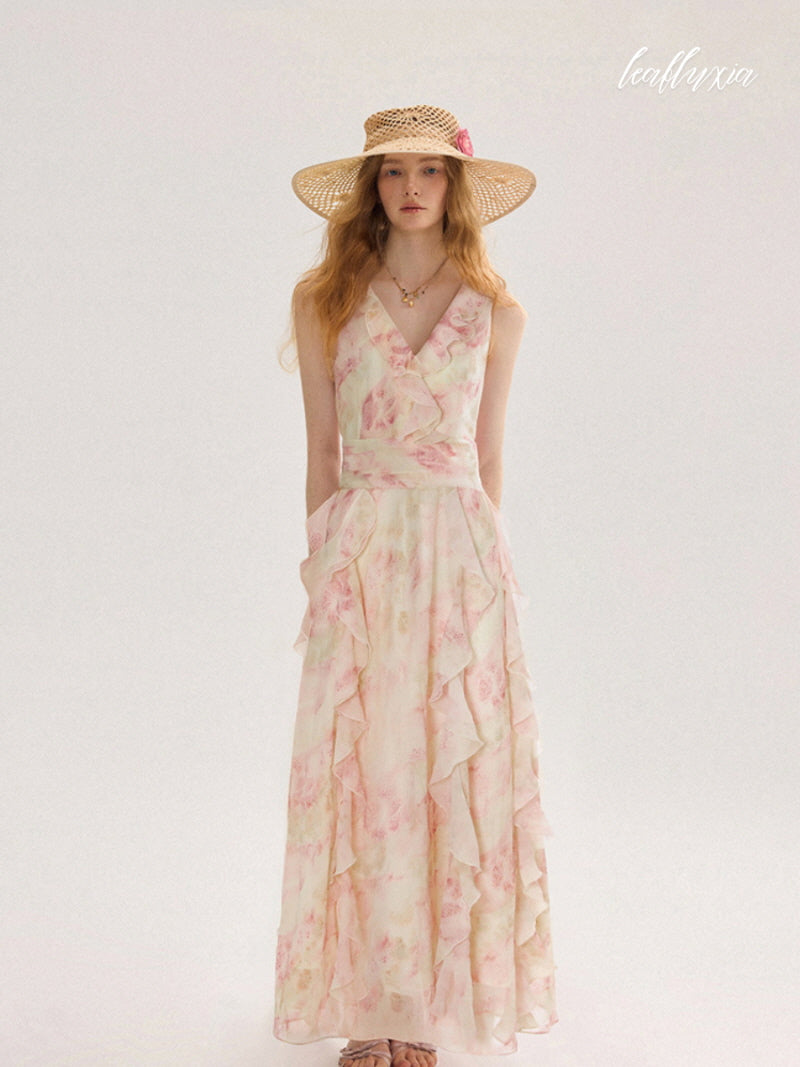 Petal Cascade Dress