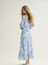 Blue Garden Serenade Dress
