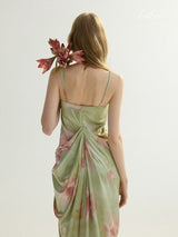 Garden Muse Draped Dress