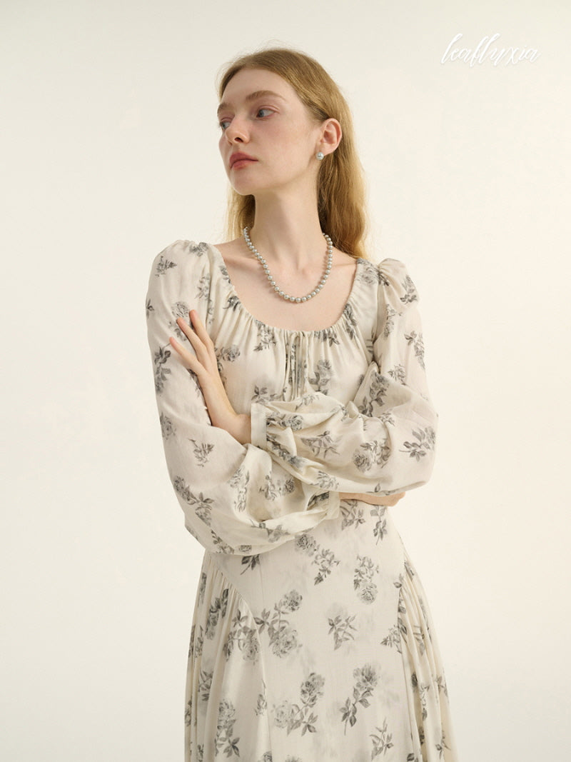 Moonlit Garden Elegance Dress