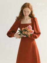 Terracotta Elegance Dress
