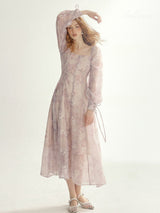 Petal Veil Square Dress