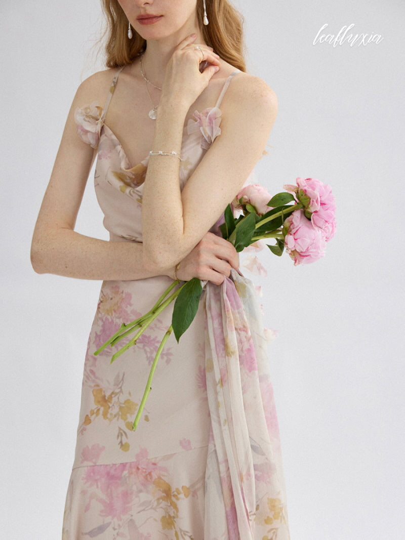Peony Whisper Gown