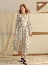 Lavender White Elegance Dress