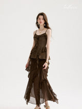 Eclipse Mocha Ruffle Set