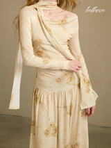 Ivory Dusk Bloom Dress