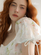 Ivory Petal Garden Dress