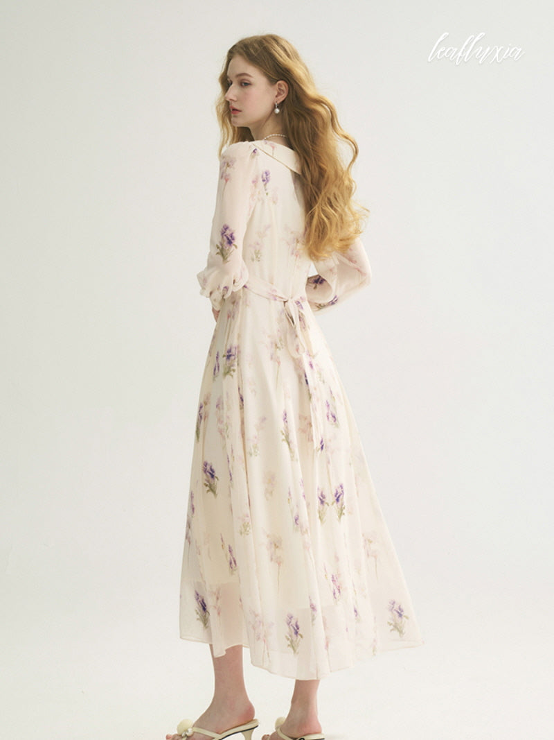 Violet Whisper Garden Dress