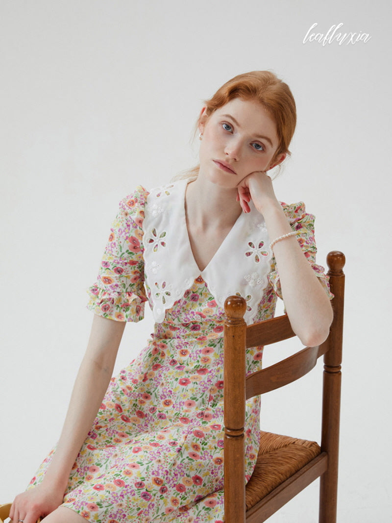 Vintage Garden Collar Dress