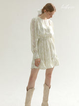 Soft Olive Meadow Dress