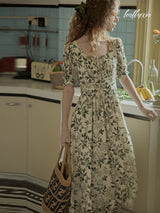 Verdant Willow Garden Dress