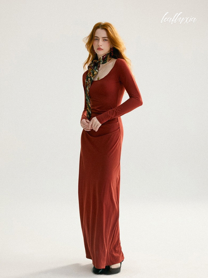 Terracotta Muse Dress
