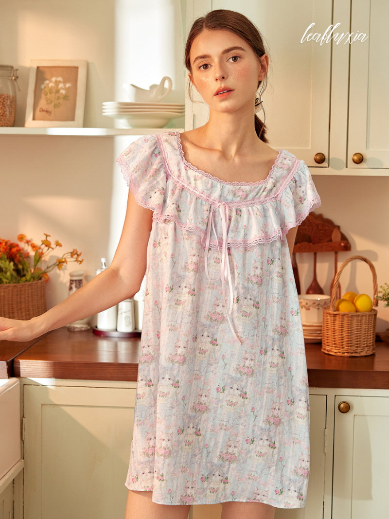Blush Meadow Sleep Dress