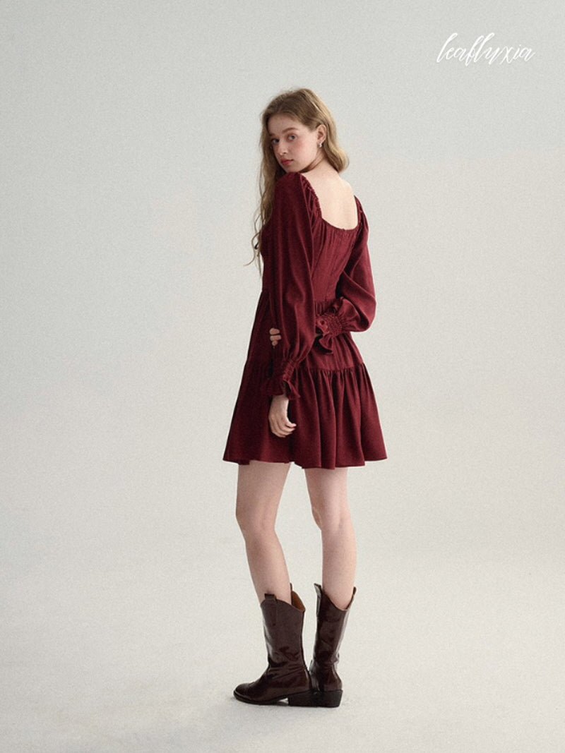 Bordeaux Muse Dress