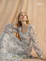 Frosted Petal Grace Dress