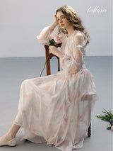 Rosy Haze Elegance Dress