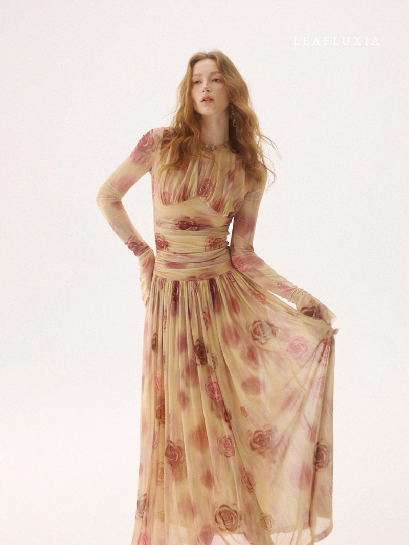 Golden Rose Reverie Dress