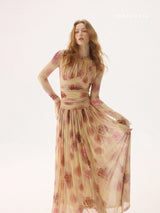Golden Rose Reverie Dress