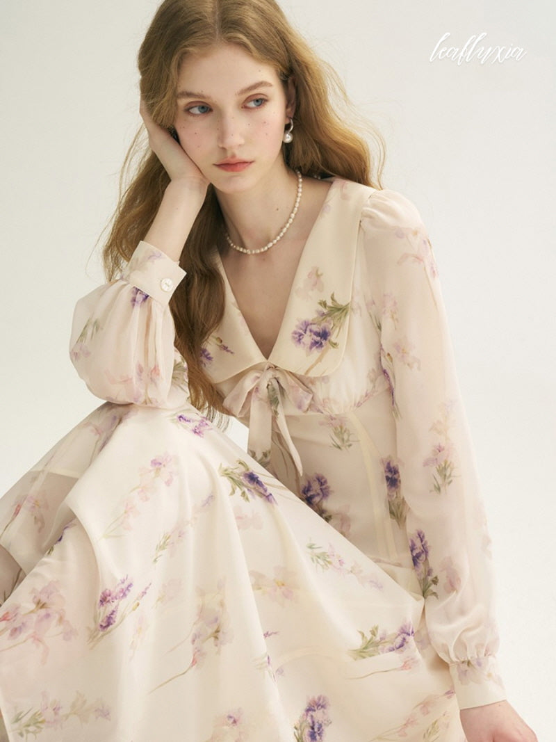 Violet Whisper Garden Dress