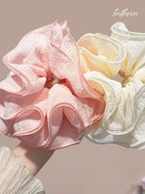Aurielle Sheer Bloom Scrunchie