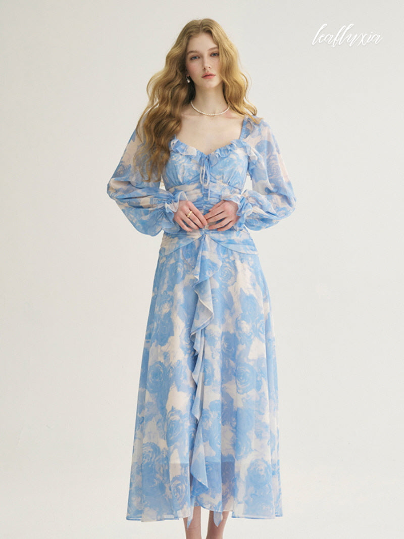 Blue Garden Serenade Dress