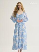 Blue Garden Serenade Dress