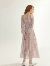 Petal Veil Square Dress