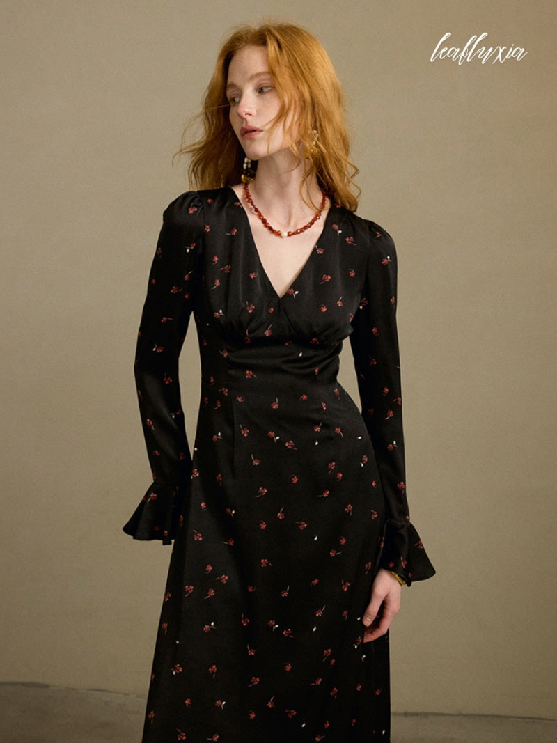 Midnight Rose Whisper Dress