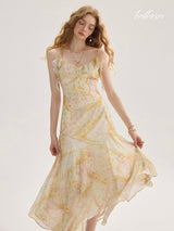 Aurora Blossom Whisper Dress