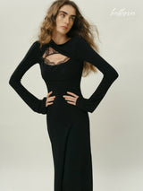 Black Orchid Evening Dress