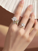 Jasmine Vine Adjustable Ring | 925 Sterling Silver