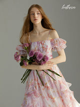 Soft Spring Floral Maxi Dress