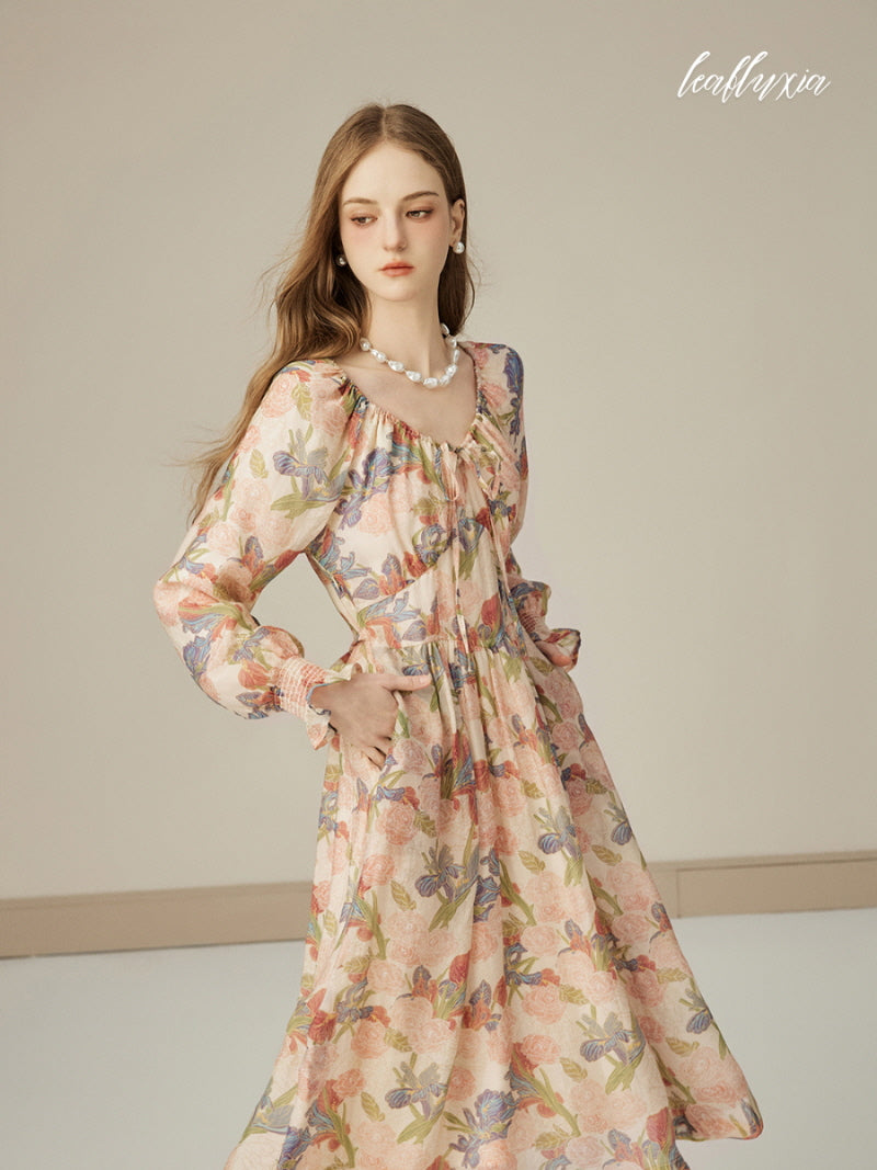 Spring Serenade Floral Dress