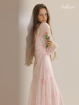 Petal Whisper Maxi Dress