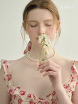 Rose Whisper Lounge Dress