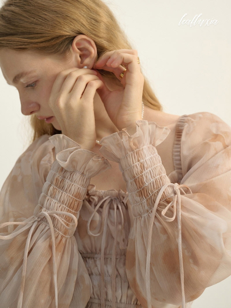 Whispering Breeze Chiffon Dress
