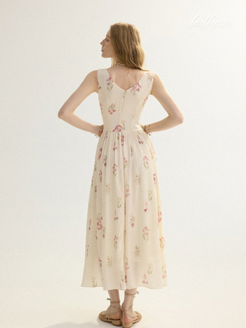Petal Whisper Garden Dress