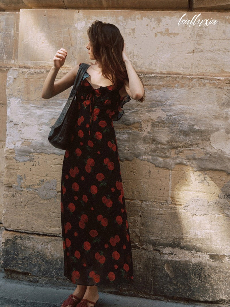 Midnight Rose Reverie Dress