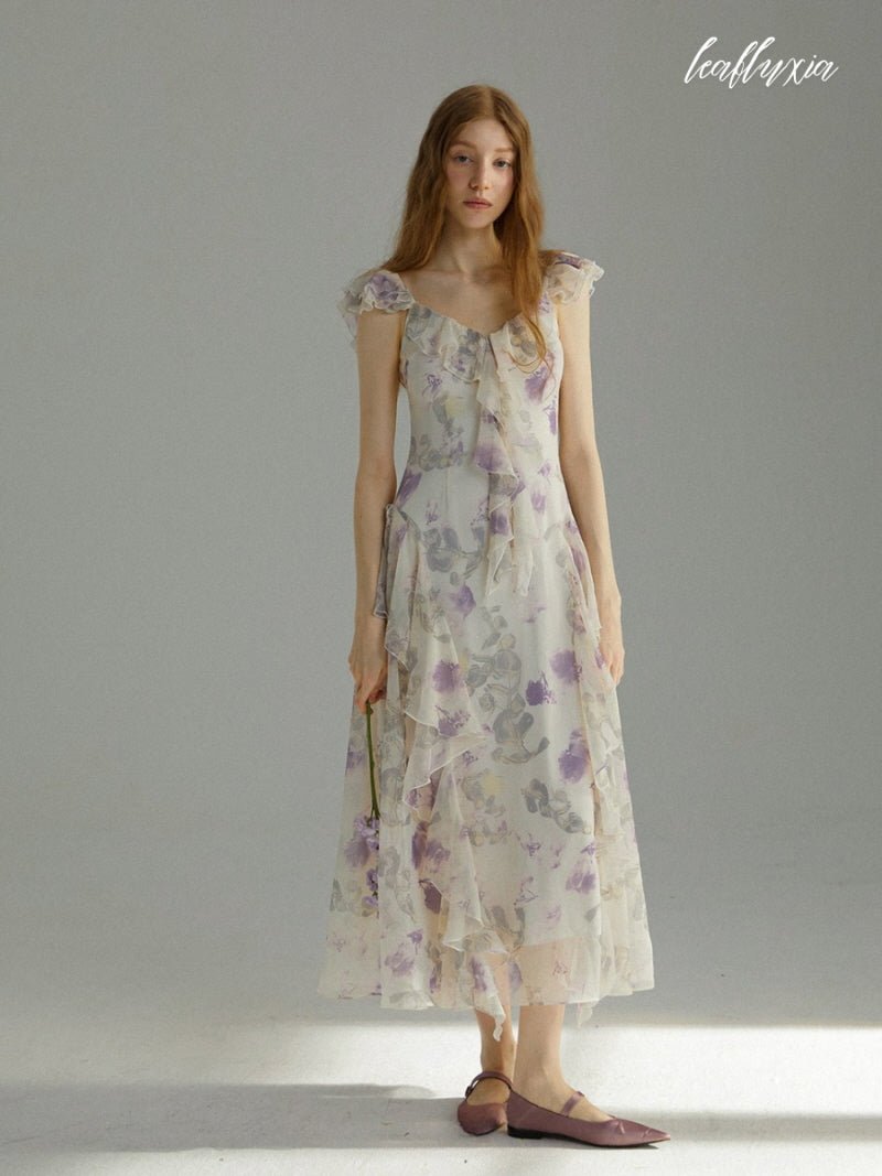 Lilac Meadow Blooms Dress