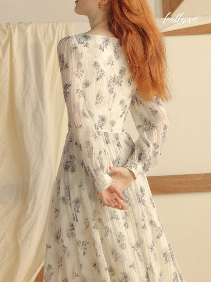 Lavender White Elegance Dress