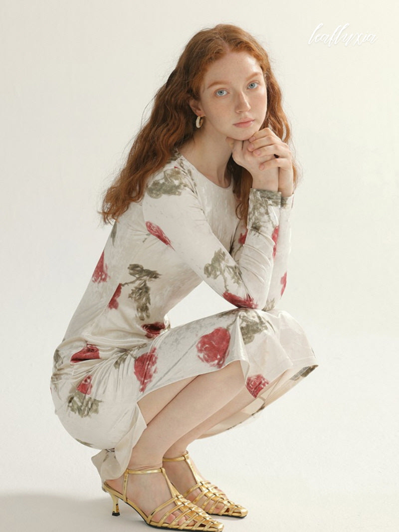 Rose & Beauty Midi Dress