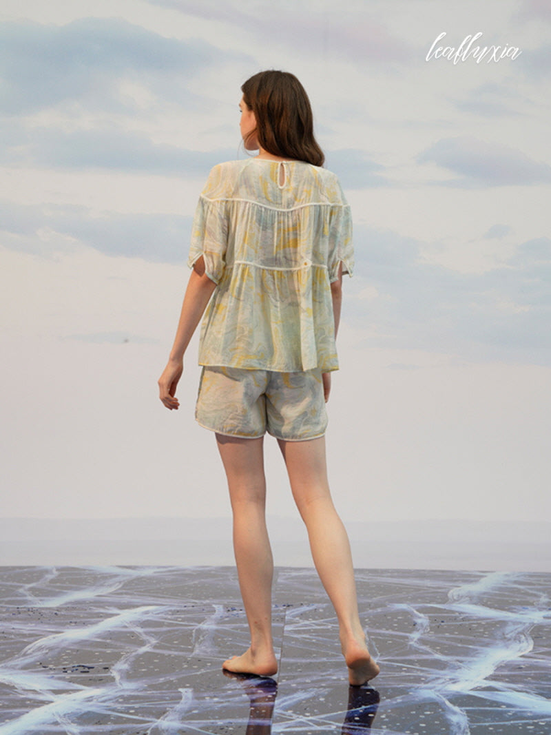 Whispering Bloom Loungewear