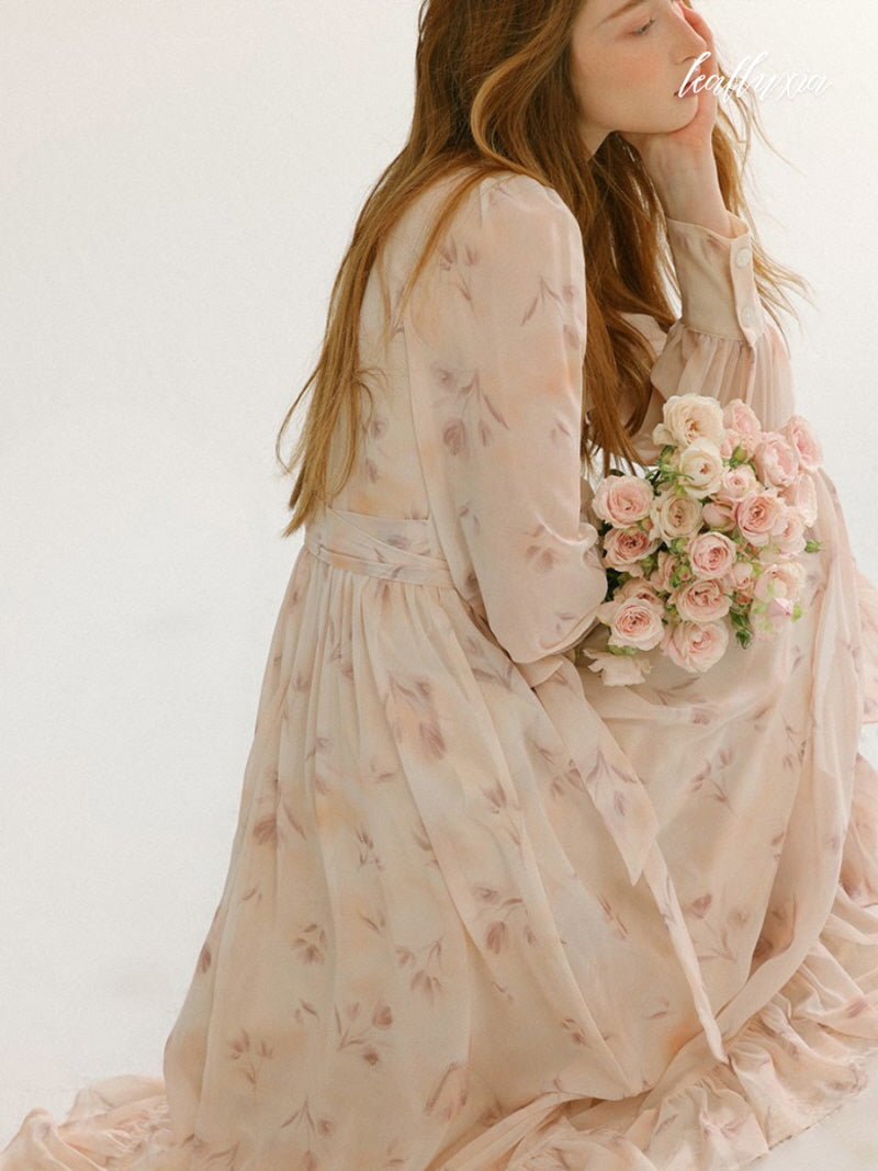 Rosewater Ruffle Dress
